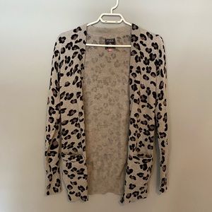 PINK VS Cheetah Print Cardigan